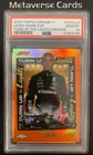 2023 Topps Chrome F1 Turn Up The Lights Orange Lewis Hamilton /25 PSA 10