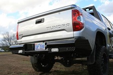 Fab Fours Tt14-t2850-1 Black Steel Bumper Truck Rear Fab Fours Tt14-t2850-1 Black Steel Bumper Truck Rear