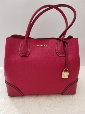 Michael Kors Damen Handtasche Leder Magenta Farbe Top Zustand Horstmann& Sander