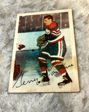1953 - 54 Parkhurst #84 Gerry Couture   Chicago Black Hawks