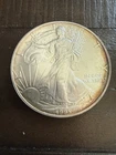 Better Date 1995 American Silver Eagle 1 Troy Oz .999 Fine Silver Gold Tone