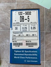 Agilent 122-5532 DB-5MS Capillary GC Column 30m 0.25mm 0.25µm