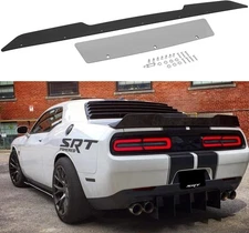 Bonbo Rear Wickerbill Spoiler Fits for Dodge Challenger 2008-2014 SRT Black 