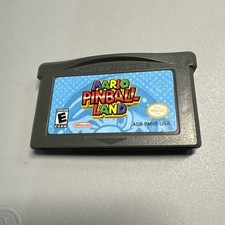 Nintendo Gameboy Advance Mario Pinball Land