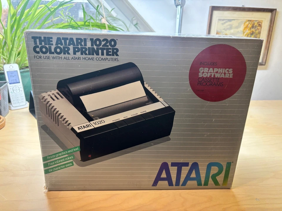 ATARI 1020 Farbplotter OVP noch nie ausgepackt! Zubehör für Atari 8-Bit Computer