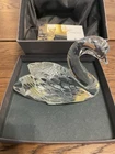 Vtg Waterford Irish Crystal Swan "LEGENDS & LORE"  1996 Artistian Signed MINT