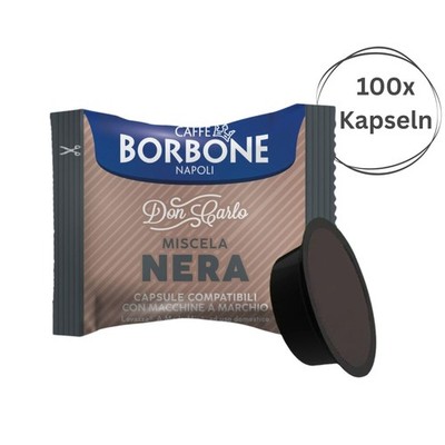 Caffè Borbone Kaffeekapseln Don Carlo Nera 100x Kapseln Kaffeemaschine Lavazza *