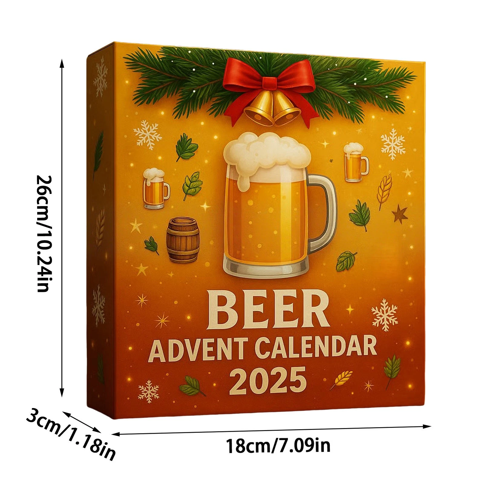 Countdown Beer Advent Calendar 2025 – 24 Days Christmas Countdown 2D Blind Boxes