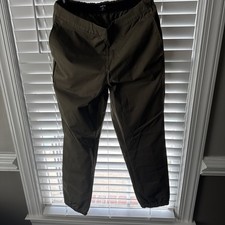 Hurley Men  s Pull On Tapered Jogger Pants Green Men  s Large Polyester