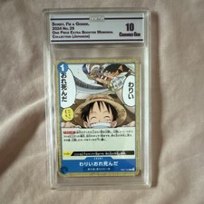Bandai One Piece CCG Sorry, I'm a Goner Graded Promo Card 2024 No.29 Memorial C…
