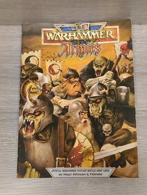 Warhammer ARMEEN 1980er Vintage Regelbuch Softcover sehr guter Zustand ++ 1991 Edition