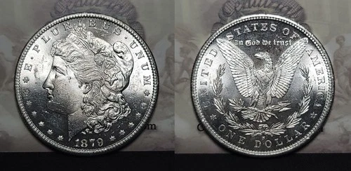 1879-S Morgan Silver Dollar $1 Choice BU
