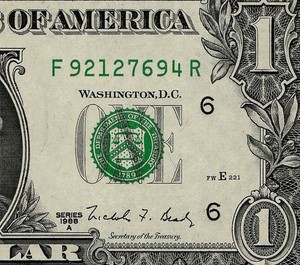 1988A $1 Federal Reserve Note Atlanta District Crisp Uncirculated Green Seal