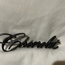 Used Chevrolet Emblem 1972-1973 Impala Caprice Trunk Emblem 9818006