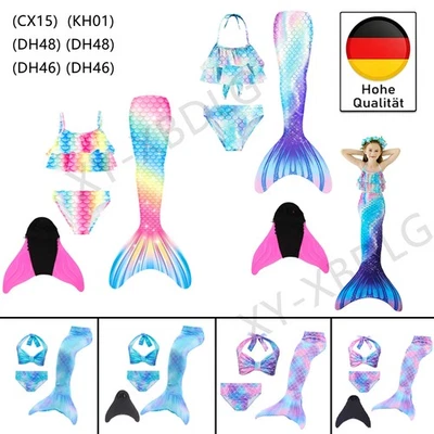 Profi Kinder flosse Meerjungfrauen, Kind Bikini Mermaid Meerjungfrau Monoflosse - Bild 1 von 4