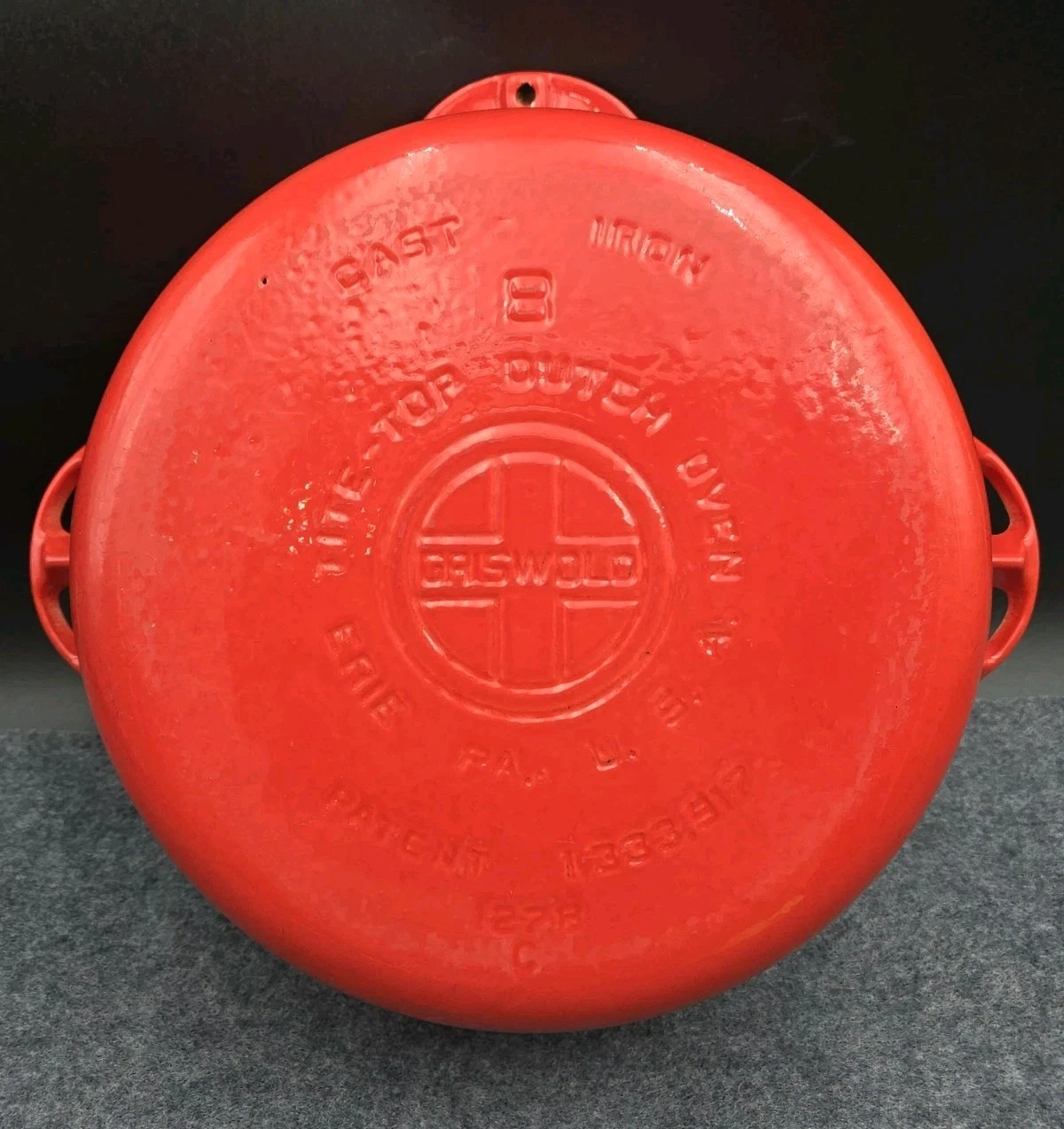 Griswold Cast Iron Dutch Oven 1278 C Red and Cream Enamel
Opens in a new window or tab