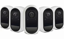 Swann Indoor/Outdoor Wireless 1080p Security Camera 5 Pack White.