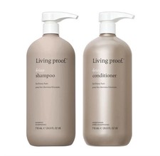 Living Proof No Frizz Shampoo Conditioner 33.8oz Liter Duo NEW