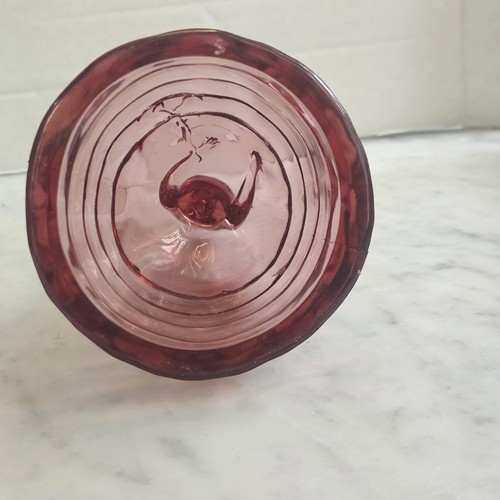 Vintage Summit Art Glas Lady Melanie Puppe Cranberry Farbe Southern Belle 7,5 Zoll - Bild 5 von 6