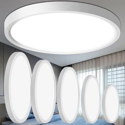 12-60W LED Deckenlampe Panel Deckenleuchte Wohnzimmer Küche Schlaf BadLampe IP44