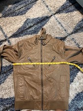 Guess Brown Leather Jacket