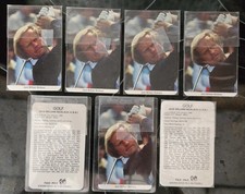 (7) 1987 FAX PAX GOLF JACK NICKLAUS CARDS SOLID NM/M OR BETTER PSA DOES GRADE