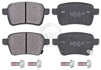 Bremsbelagsatz Scheibenbremse Hinten ABS 35004 FÜR Fiat BremsbelÄGe Belagsatz