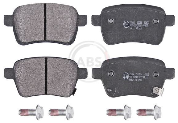 Bremsbelagsatz Scheibenbremse Hinten ABS 35004 FÜR Fiat BremsbelÄGe Belagsatz-image