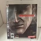 Metal Gear Solid 4: Guns of the Patriots (Sony PlayStation 3, 2008)CIB TESTED