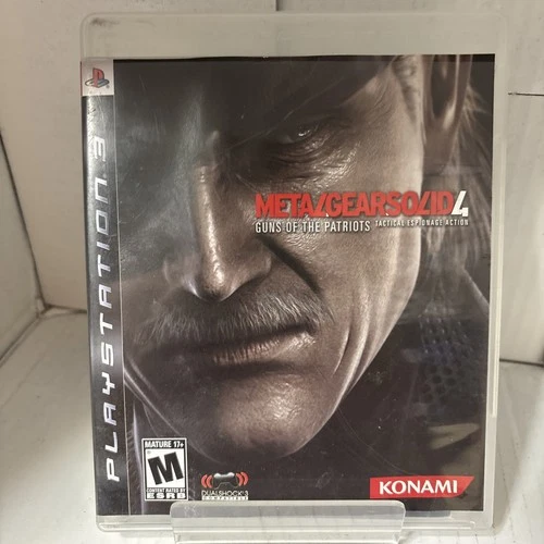 Metal Gear Solid 4: Guns of the Patriots (Sony PlayStation 3, 2008)CIB TESTED