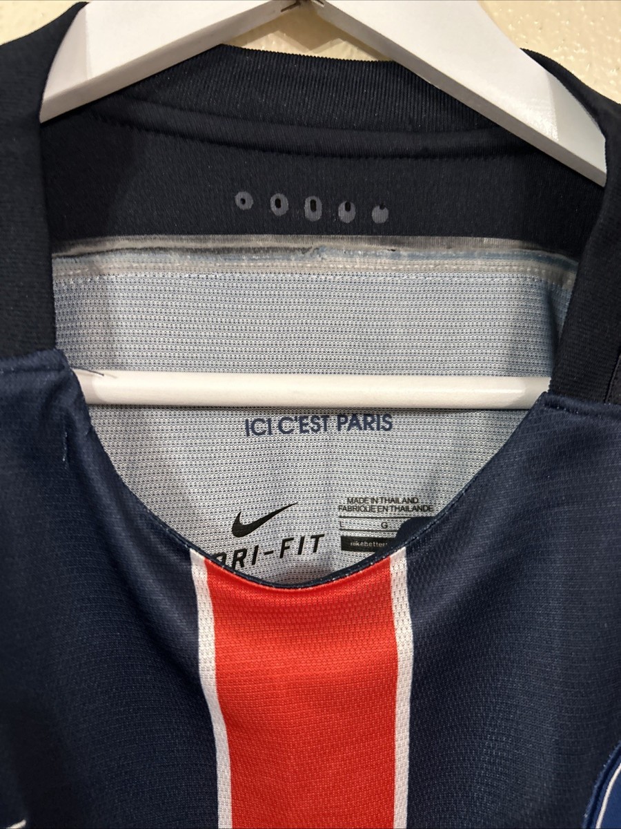 Zlatan Ibrahimovic #10 PSG Nike Dri-Fit Long Sleeve Jersey (blue