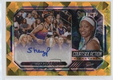 2024 Panini Select WNBA Gold Ice Prizm 6/10 Shey Peddy #CSA-SP Auto 3d3