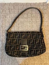 Fendi Zucca Mamma Baguette Shoulder Bag Brown Canvas — listing 2