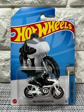 Hot Wheels Factory Fresh 10/10 1966 Triumph Tiger 100 190/250 White/Black