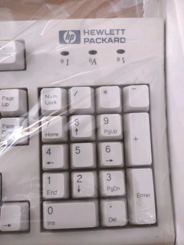 VINTAGE HP HEWLETT PACKARD PS/2 WINDOWS KEYBOARD MODEL: SK-2502 RM0-KBRK - Image 2 of 4