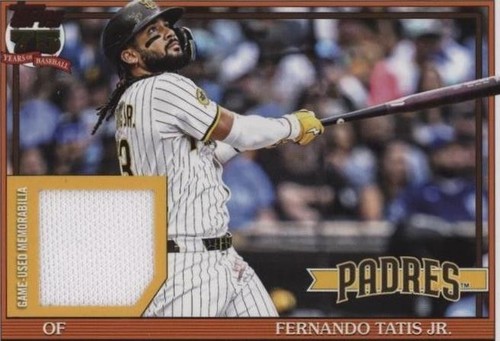 2026 Fernando Tatis Jr Topps Heritage Relic AUTO CCAR-FTJ /25 Hot