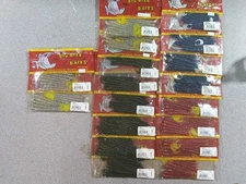 Lot Of 18 Big Bite Baits Ring Disc Worm 