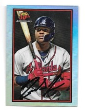 2019 BOWMAN CHROME RONALD ACUNA JR. 1989 30th ANNIVERSARY REFRACTOR (B30-RAJ)