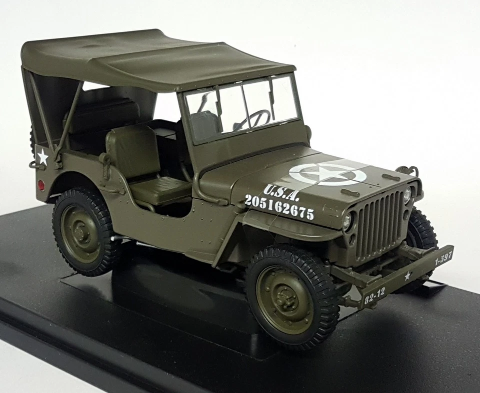 Welly 1/18 Scale Diecast - 18055H-W 1941 Jeep Willys MB Closed top US Army - Image 3 of 4