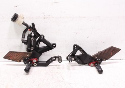 13-17 TRIUMPH DAYTONA 675R LIGHTECH RIGHT LEFT REARSETS REAR SET DRIVER FOOT 