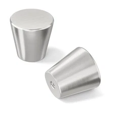  Pack Cabinet Knobs Silver Dresser Knobs Small Drawer Pulls 15 Brushed Nickel