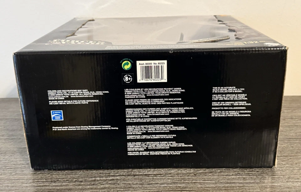 Forces of Valor 1/32 Diecast Plane P-51D Mustang 486th Fighter Squadron - Image 4 of 4