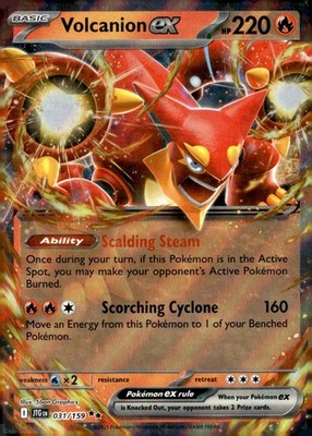 Volcanion ex 031/159 Double Rare Journey Together Pokemon Holo NM/M
