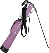 Orlimar Pitch 'N Putt Golf Lightweight Stand Carry Bag - Lilac Purple 2-Way Top