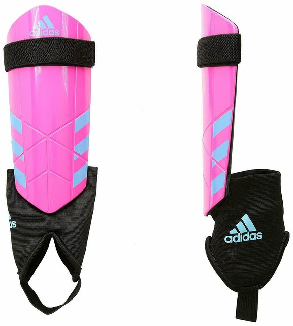 adidas Youth Ghost Soccer Shin Guards Pink Cyan Blue Size Medium CF0138