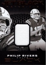 2020 Panini Black Jet Black Materals Copper #14 Philip Rivers /50 - NM-MT