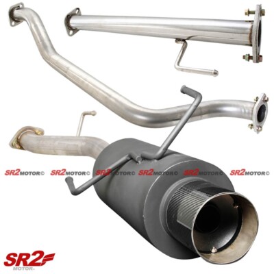 For 02-06 Nissan Sentra SE-R Spec N1 Catback Exhaust System Carbon Muffler Tip
