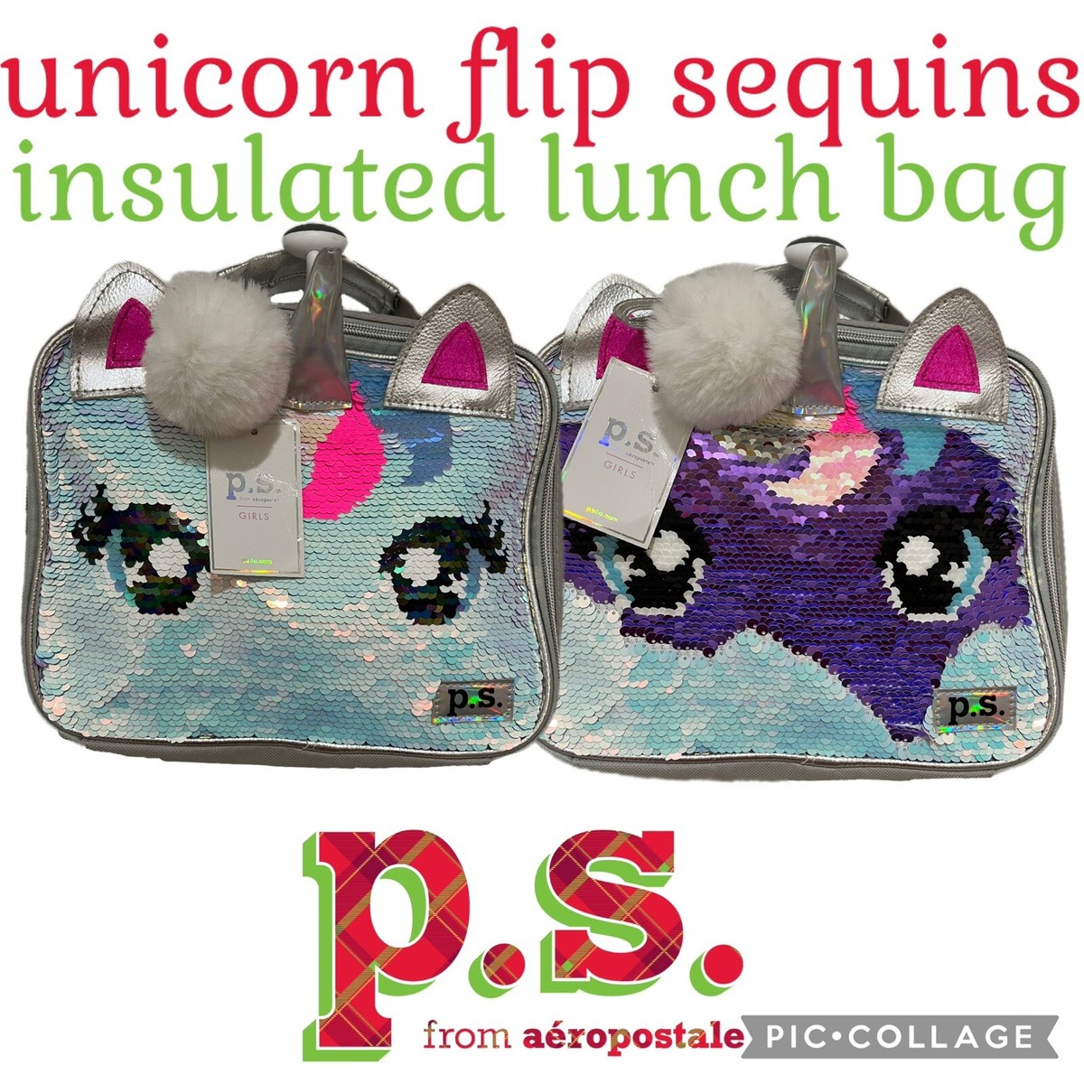 by Aeropostale✨Unicorn Flip Sequins✨Kid's Insulated