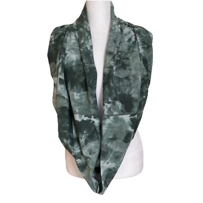 Lululemon Wrap Customizable Nulu Snap Scarf Women Spruce Green One Size NWT