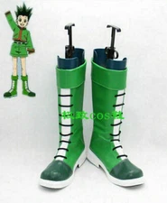 HUNTER×HUNTER GON·FREECSS Green Boots Cosplay Shoes Boots Unisex 